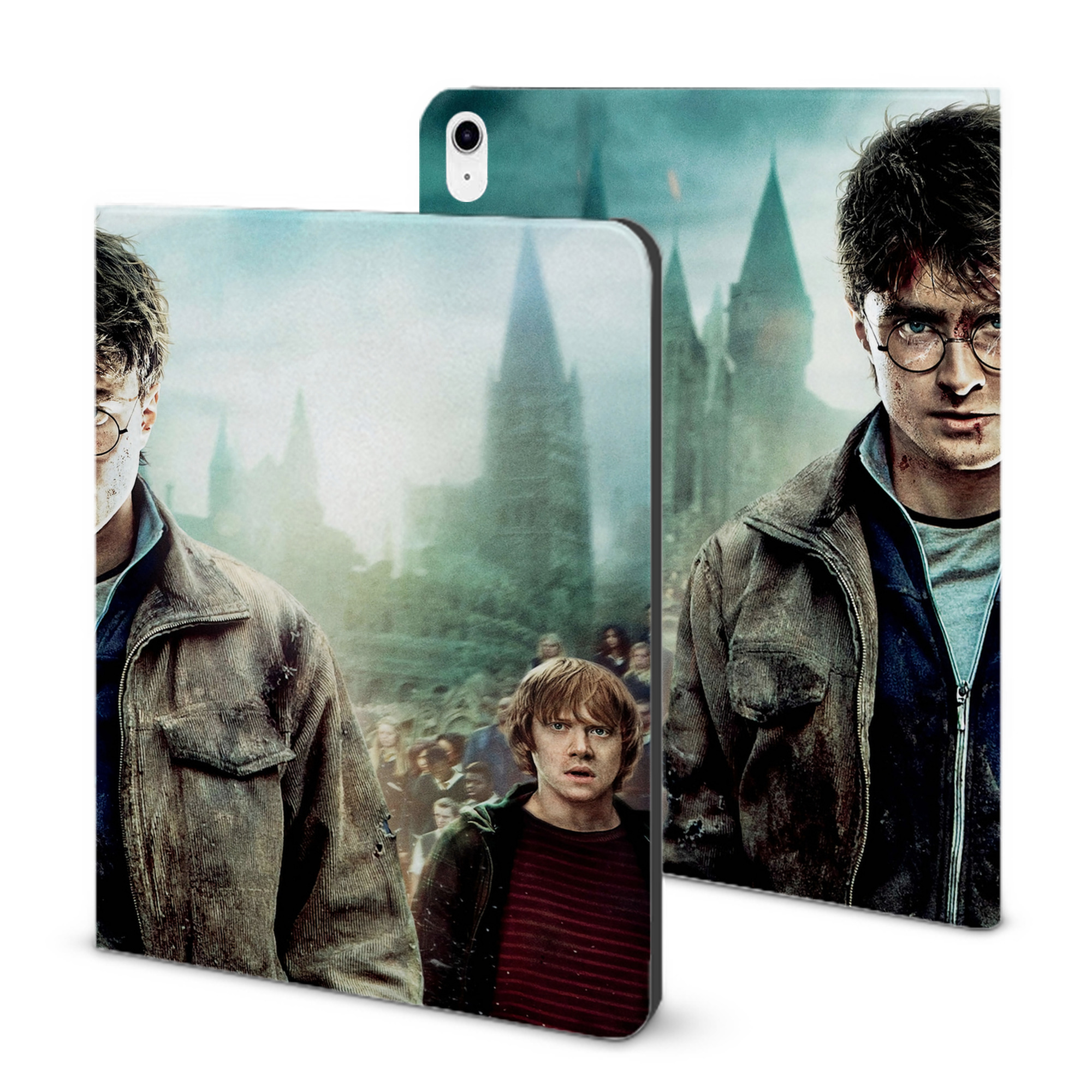 （画像用） Harry Potter ハリー・ポッターシリーズ IPad ケース ブック型 PUレザー TPU 耐衝撃 軽量 薄型 ペン収納なし 全面保護 IPad 各モデル対応